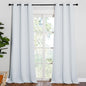 NICETOWN Room Darkening Long Curtain Set - Window Treatment Thermal Insulated Grommet Long Drapes for Living Room (2 Panels, 42 by 95, Greyish White)