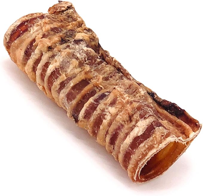 ValueBull Beef Trachea, Premium 5-6 Inch, 200 Count Bulk Pack - Natural Angus Dog Chews with Glucosamine, Chondroitin & Amino Acids-Mewly Pet