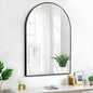 24x36 Arch Mirror Rectangle Full Length Wall Mounted Hanging or Against Wall Metal Frame Dressing Make-up Mirrors for Entryway Bedroom Bathroom Living Room 24 36 inch Black