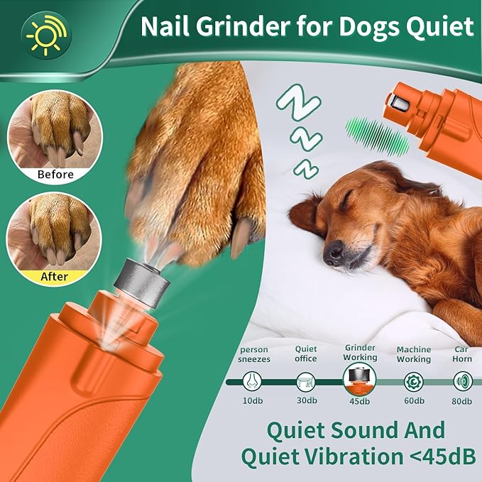 2 in 1 Dog Nail Clippers & Cat Nail Clippers Trimmers for Large Medium Small Dogs Cats Claw Trimmer Quick Sensor and Safety Guard USB Rechargeable Dogs Nail Trimmer with Catcher & 2 LED Lights-Mewly Pet