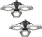 Ontel Beyond Bright LED Garage Light - Ultra-Bright, White Light that is Energy Efficient, Durable, Long-Lasting and Easy to Install (Pack of 2)