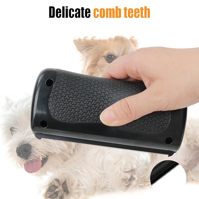 Deshedding Brush - Dog Brush for Shedding & Pet Hair Removal Tool, Double Sided Grooming Brush - Dog & Cat Grooming Supplies for Long Short Hair-Mewly Pet