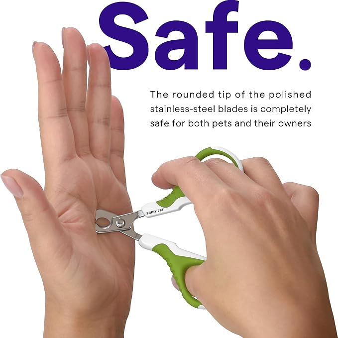 Cat Nail Clippers for Beginners and Groomers - Best Pet Nail Clippers & Claw Trimmer for Home Grooming Kit - Grooming Tool for Small Animals Tiny Dog Indoor Cat Bunny Rabbit Bird Kitten - Ebook Guide-Mewly Pet