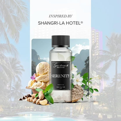 Scentiment Diffuers Oil - Serenity Hotel | Aromatherapy Home Fragrance | Inspired by Shangri-La Hotel® | Luxurious Scent with Notes of Jasmine, Ginger, Vanilla (50 mL)