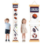 Personalized Ball Games Growth Chart for Wall Kids, Name Height Chart for Kids, for Nursery & Bedroom, Baby Shower Gift (59" x 7.8")