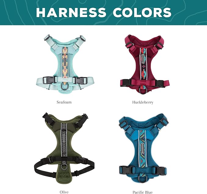 Wilderdog Lightweight Dog Harness with Reflective Straps - Large - Olive-Mewly Pet