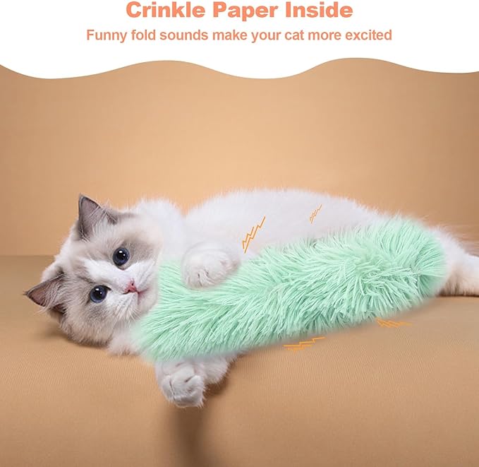 Shudyear Catnip, 3 pcs Indoor cat Toys, Interactive cat Toys for Indoor Cats, Promotes Kitten Exercise, Reduces cat Boredom-Mewly Pet