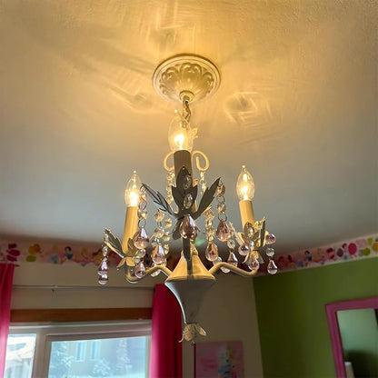 4-Pack E12 Candle Light Bulbs 60W, Dimmable Warm White 2700K Chandelier Light Bulbs for Ceiling Fan or Pendants, CA10 Clear Candelabra Gold Base Bulbs