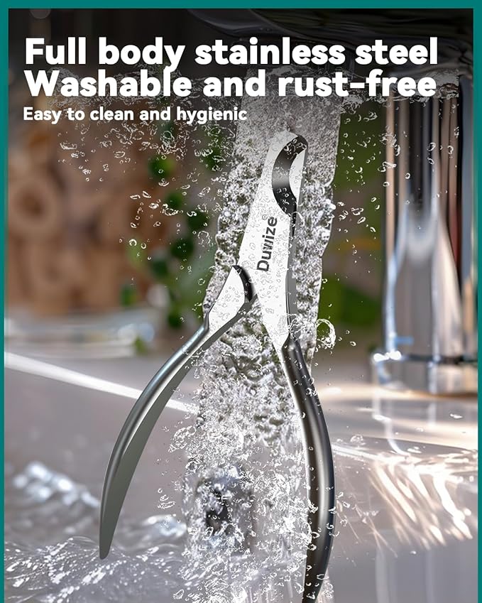 Dog Nail Clippers - All Steel Material, 1.22-Inch Large Opening, Built-in Spring, No Fur Pinch, for Medium to Large Dogs and Cats, Professional Pet Nail Trimmers, with Free Nail File-Mewly Pet