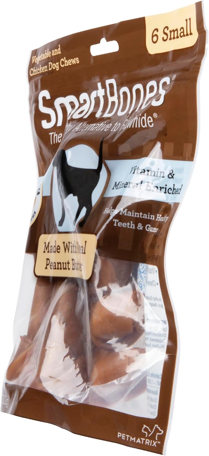 SmartBones Small Chews, Treat Your Dog to a Rawhide-Free Chew Made with Real Meat and Vegetables-Mewly Pet