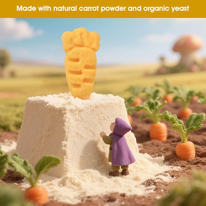 Abizoo Hamster & Gerbil Treats, Crunchy Baked Hamster Snacks with Carrot and Yeast, Natural Training Reward Chew Treats for Small Animals, Supports Digestion and Dental Health-Mewly Pet