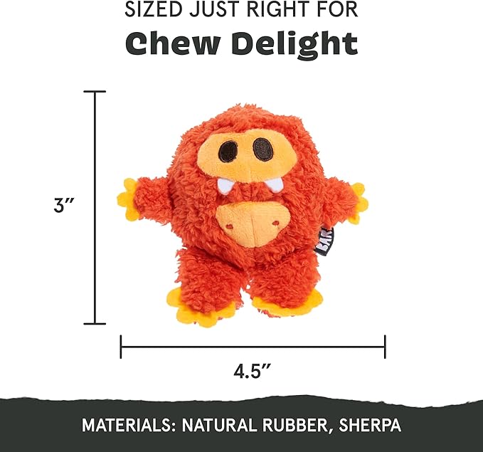 Barkbox Betty Bigfoot Dog Toy for Medium to Large Aggressive Chewers, Durable with Hidden Surprise Toy Inside for Extended Playtime-Mewly Pet