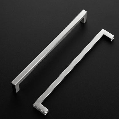 Ravinte 25 Pack Brushed Nickel Kitchen Cabinet Handles 10 Inch Cabinet Pulls Square Kitchen Hardware for Cabinet Drawer Pulls Drawer Handles Come with Screwdriver