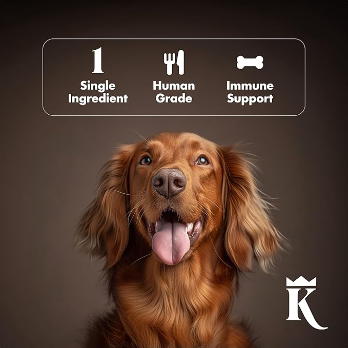 King Lou Pets - Beef Liver Dog Treats - Freeze Dried Liver Treats For Dogs and Cats - USA-Made Dog and Cat Treats - Rich in Iron, Vitamins and Nutrients For Immune Health - 1 lb Prior to Freeze-Drying-Mewly Pet