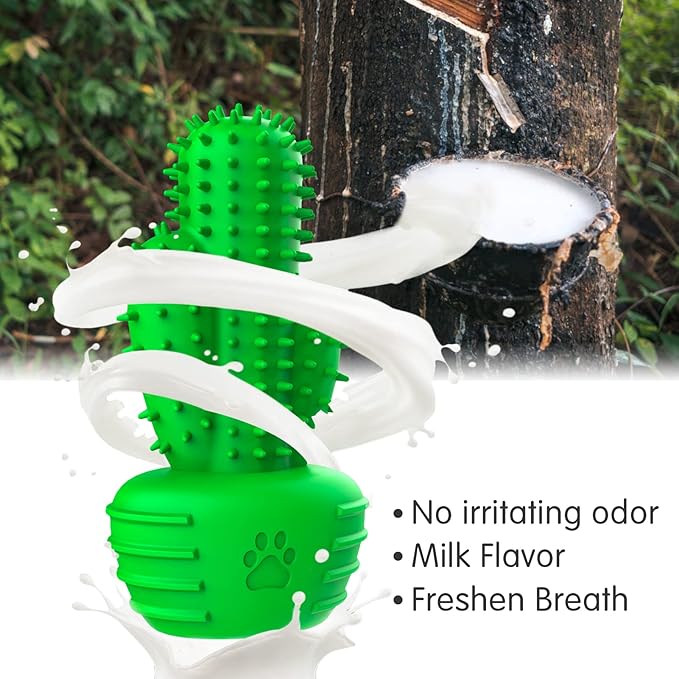 Dog Chew Toys Dog Toothbrush Stick Teeth Cleaning Brush Dental for Medium Large Dog, Puppy Christmas,Easter Birthday Gifts,Outdoor Squeaky Toys for Aggressive Chewers Tough Toys Interactive-Mewly Pet