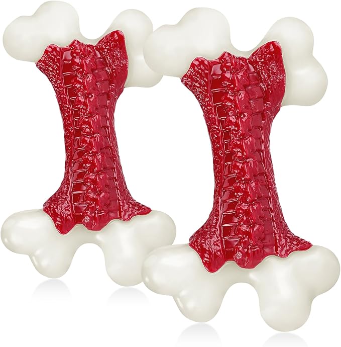 Tough Dog Toys, Dog Toys for Aggressive Chewers Large Breed, Aggressive Chew Toys for Large Dogs (2 Pack)-Mewly Pet