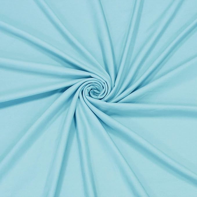 Mejoroom Queen Size Sheet Set - Hotel Luxury 1800 Bedding Sheets & Pillowcases - Deep Pocket Fitted Sheet, Soft, Breathable, Wrinkle & Fade Resistant - 4 Piece (Queen, Baby Blue)