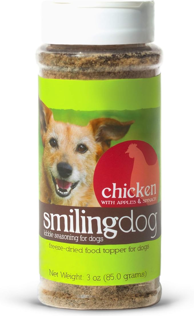 Herbsmith Kibble Seasoning – Freeze Dried Chicken - Dog Food Topper for Picky Eaters - 3 oz-Mewly Pet