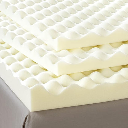 ZINUS 1.25 Inch Copper Cooling Memory Foam Mattress Topper with Airflow Design, Twin