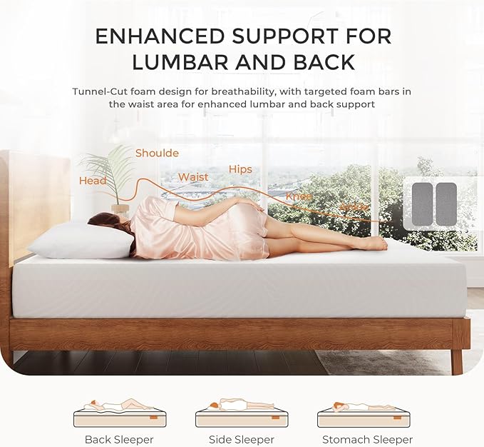 Sweetnight King Size Mattress, 12 Inch King Memory Foam Mattress in a Box for Pressure Relief & Motion Isolation, CertiPUR-US Certified Plush King Bed Mattresses