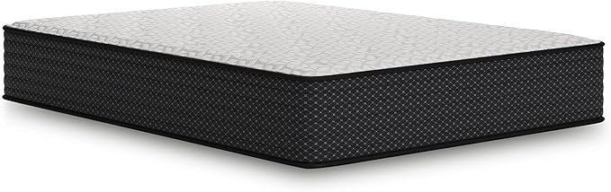 Signature Design by Ashley Limited Edition Plush 12 Inch Hybrid Mattress with Gel Memory Foam and Edge Support for Cool Sleep and Pressure Relief, Twin, Fiberglass Free, Mattress In A Box