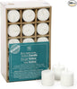 Hosley Set of 240 Unscented White Votive Candles – Bulk Pack, Clean-Burning, Long-Lasting 10-12 Hour Burn Time – Ideal for Weddings, Home Décor, Spa, and Events