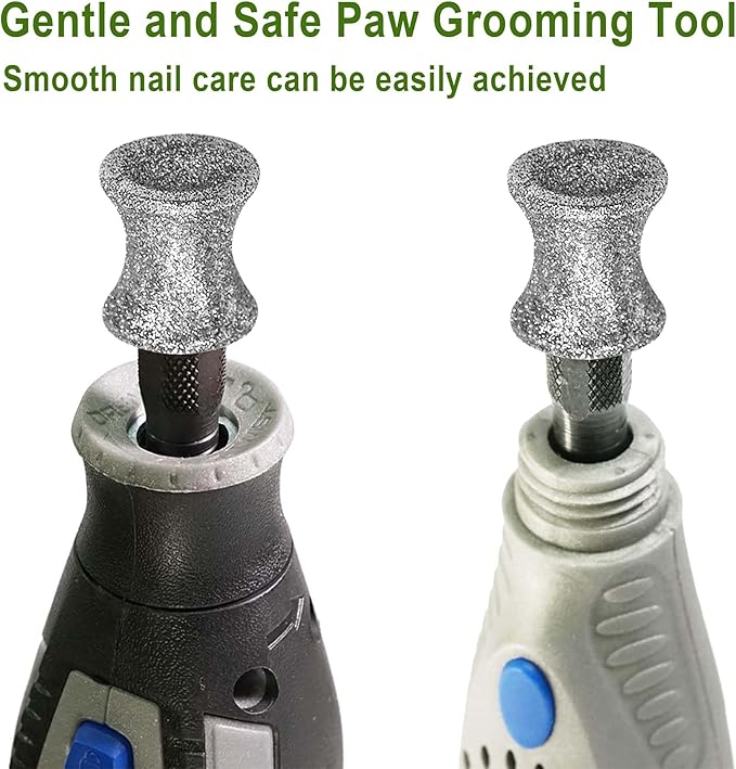Diamond Dog Nail, 1/8'' Nail Tool for Dogs, for Animals Nail Care & Home Grinder Tools for Dogs-Mewly Pet