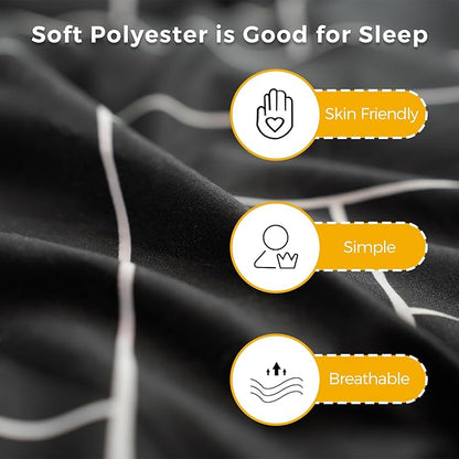 MAXYOYO Black Geometric Pattern Futon Mattress, Japanese Floor Mattress Quilted Bed Mattress Topper, Extra Thick Folding Sleeping Pad Breathable Floor Lounger Guest Bed for Camping Couch, Full
