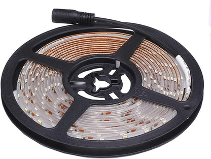 XINKAITE Waterproof Led Strip Lights 16.4 Ft (5M) 300leds 60leds/m White Flexible Tape Lighting Tape Lights for Boats, Bathroom,Mirror,Ceiling and Outdoor, Power Supply not Included (Orange)