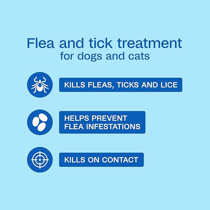 Adams Plus Flea & Tick Shampoo with Precor for Cats, Kittens, Dogs & Puppies Over 12 Weeks Of Age |Sensitive Skin Flea Treatment for Dogs & Cats |Kills Adult Fleas, Flea Eggs, Ticks, and Lice |6 Oz-Mewly Pet
