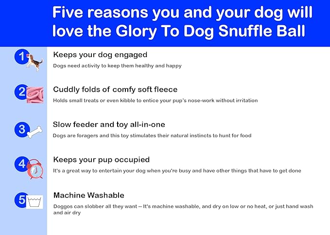 Medium Breed Snuffle Interactive Foraging Dog Puzzle Ball Toy Pink Large-Mewly Pet