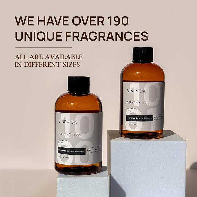 VINEVIDA [32 Fl Oz] Pina Colada Oil for Cold Air Diffusers, Essential Oils for Diffuser Oil Refill & Air Freshener Room Spray