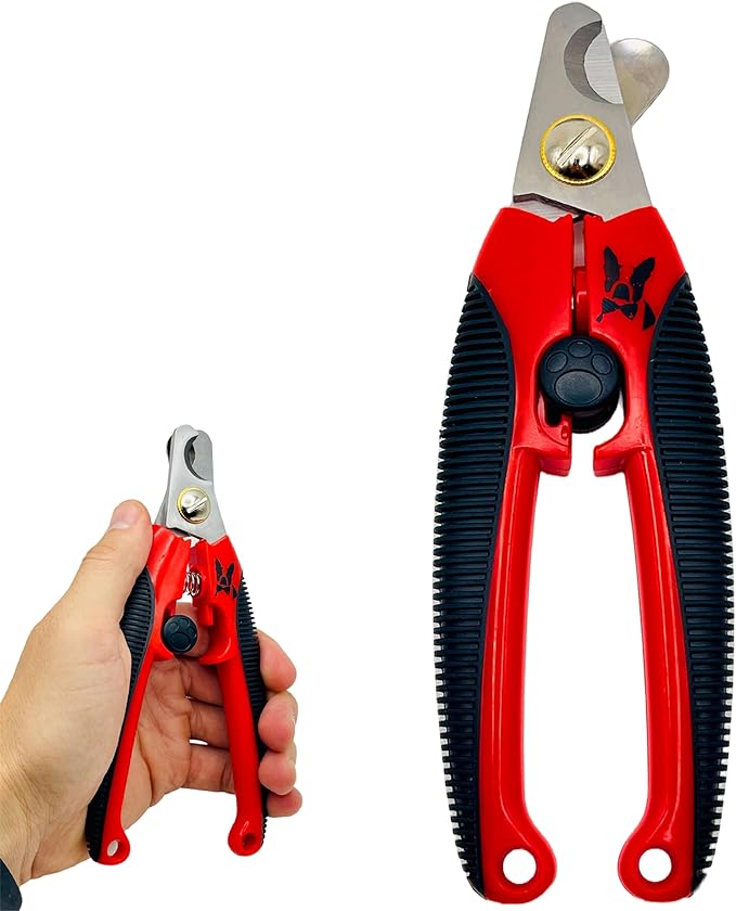 Warren London Dog Nail Clippers – Large Breed Nail Trimmer with Stainless Steel Blade, Safety Guard & Non-Slip Handle | Professional Grooming Tool for All Dog Sizes-Mewly Pet