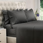 DREAMCARE California King Sheet Sets – 6 pcs Cooling Bed Sheets – up to 15” Deep Cal King Sheets – 2500 Supreme Collection – Extra Soft 100% Brushed Microfiber Hotel Luxury with Side Pocket – Gray