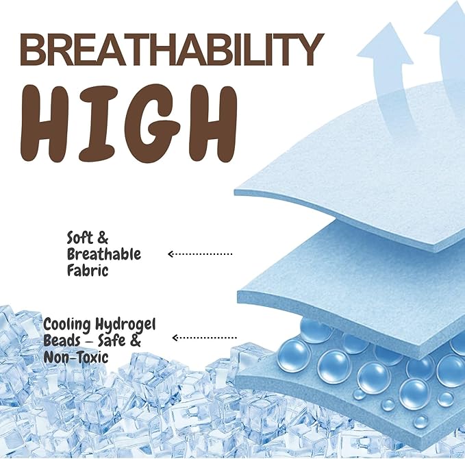 4pcs Cooling Scarf for Pets,Summer Cooling Scarves Keep Cats and Dogs Cool, Reused,Rrecycled,Suitable for Dogs (4pcs-Blue Stripe)-Mewly Pet