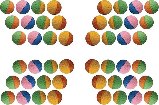 YnFag Foam Soccer Balls Cat Toys for Indoor Cats (48 Pack Foam Balls)-Mewly Pet