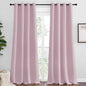 NICETOWN Baby Pink Blackout Curtains 96 inches Length for Living Room, 2 Panels, 55" Wide, Thermal Insulated Long Drapes for Large Window