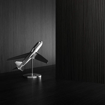 Mobili Fiver, Riccardo Floating nightstand, Ashwood Black, Made in Italy