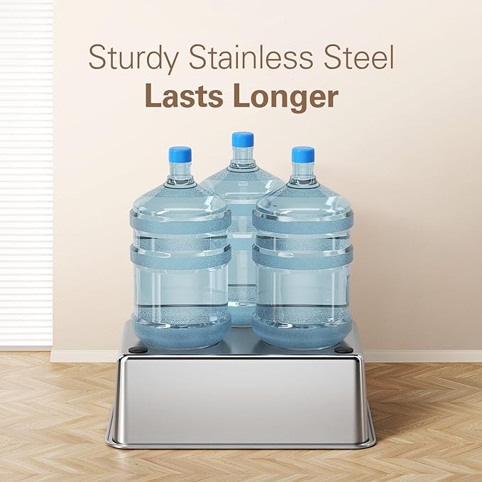 Zarler XXL Stainless Steel Litter Box for Cats, Extra Large Metal Cat Litter Box with Lid, High Sided Non-Stick Design, Leak Proof and Rust Resistant, 28 x 20 x 13 Inches, Grey-Mewly Pet