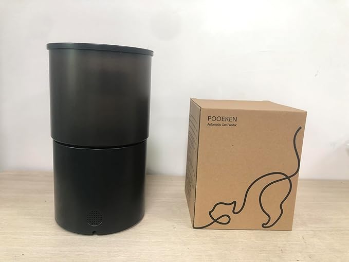 Automatic Cat Feeder Food Dispenser: 4L Timed Small Dog Dry Food Dispenser with 10s Voice - Distributeur Nourriture Chat Hund Programmable - Auto Pet Feeder with 1-6 Meals Per Day-Mewly Pet