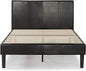 ZINUS Gerard Faux Leather Upholstered Platform Bed Frame, Mattress Foundation, Wood Slat Support, No Box Spring Needed, Easy Assembly, California King