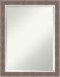 Amanti Art Brown Bathroom Mirror for Over Sink, 27x21 Noble Mocha Rectangle Vanity Mirror, Medium Casual Frame, Hangs Horizonally and Vertically, Bathroom Wall Decor, Beveled Edge