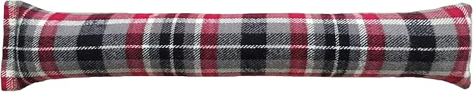 15" Catnip Cat Kicker Toys/Kitty Kick Sticks/Cat-Nip Kick Sticks (Red/Grey Flannel) (Kickers Filled with 1 oz Premium Canadian Catnip)-Mewly Pet