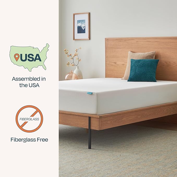 Linenspa 10 Inch Gel Infused Memory Foam Mattress – Twin Size – Medium Plush - Cooling Gel - Mattress in a Box - Primary or Guest Bedroom - Pressure Relieving and Breathable – CertiPUR-US Certified