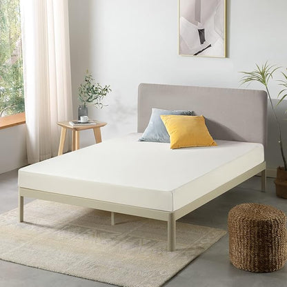 Best Price Mattress Queen Mattress 6 inch Bed-In-A-Box, Green Tea Memory Foam, Cream