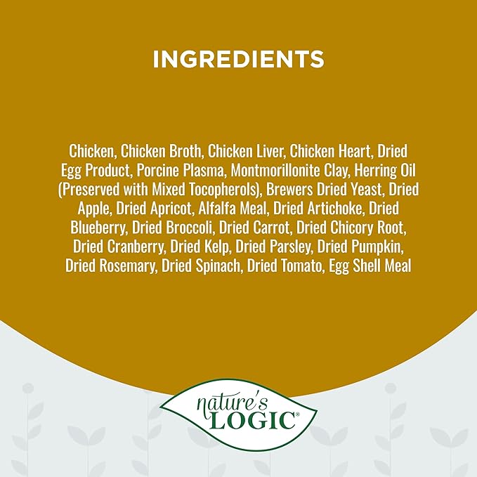 Nature's Logic Wet Cat Food - Feline Chicken Feast 95% Animal Ingredients - No Synthetic Vitamins, Minerals or Artificial Additives, 100% Natural, Grain-Free, Made in USA - Chicken (5.5 oz, 24 pack)-Mewly Pet