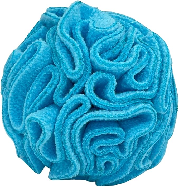 Puppy and Small Breed Snuffle Interactive Foraging Dog Puzzle Ball Toy Blue-Mewly Pet
