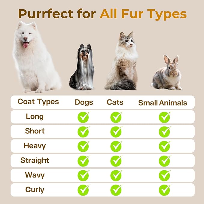 Pecute Steam Cat Brush, Self-Cleaning Cat Steam Brush with 2 Water Spray Modes, Large Capacity Tank, Dog Brush for Shedding Massaging Grooming, Cool Mist Only-Mewly Pet