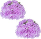 NUPTIO Flower Ball Arrangement Bouquet: 2 Pcs 11.8 inch Diameter Light Purple Rose Fake Flowers Balls for Wedding Centerpiece Decorations Artificial Flower Centerpieces for Tables