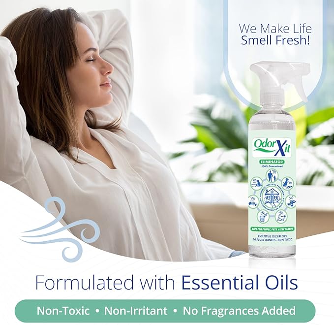 Pet Urine Odor Eliminator Spray 16oz + Concentrate 4oz – Natural, Safe & Effective Odor Neutralizer for Pets & Home-Mewly Pet